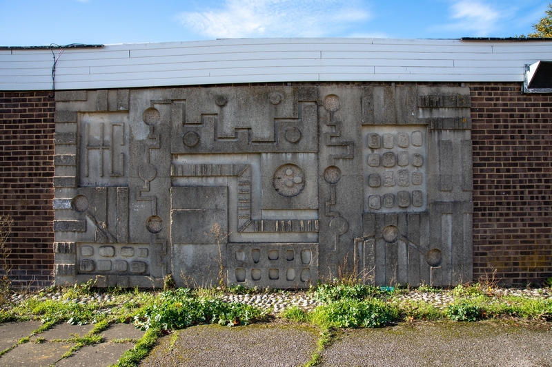 Concrete Relief Mural