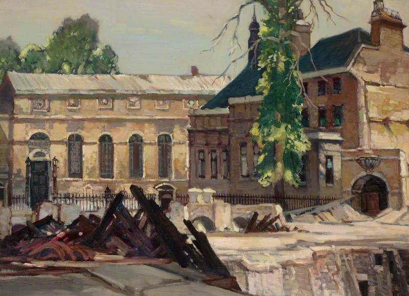 The Stationers' Hall after Enemy Action in 1940