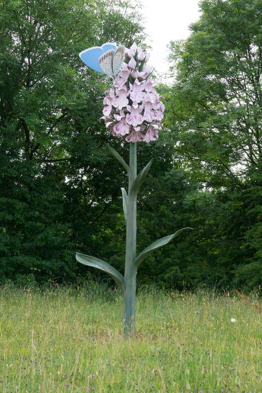 Orchid and Butterfly