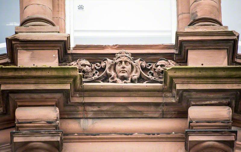 High Relief Heads and Associated Decorative Sculpture