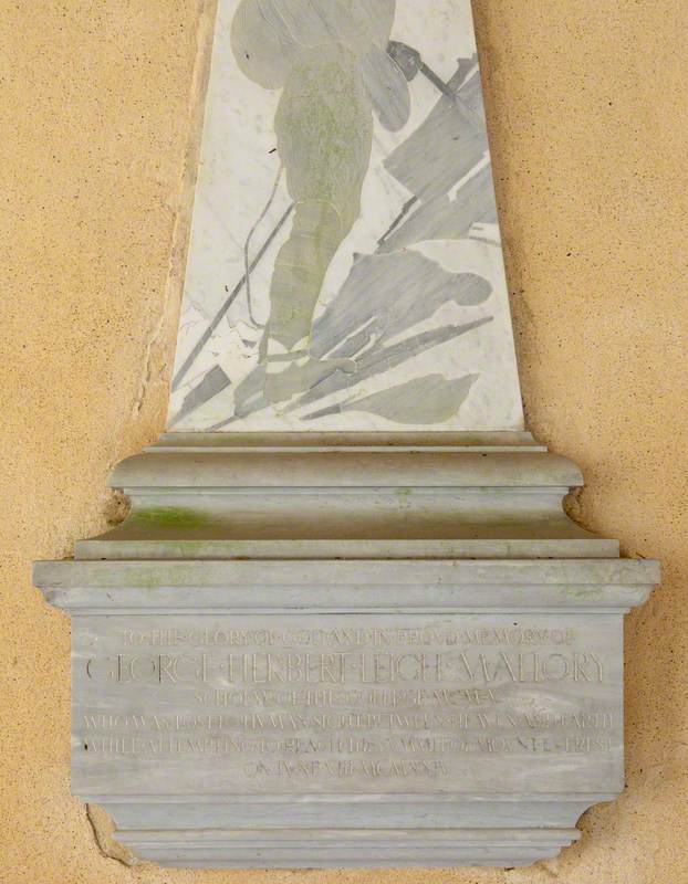 Memorial to George Herbert Leigh Mallory (1886–1924)