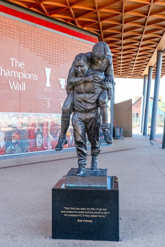 Bob Paisley (1919–1996) and Emlyn Hughes (1947–2004)