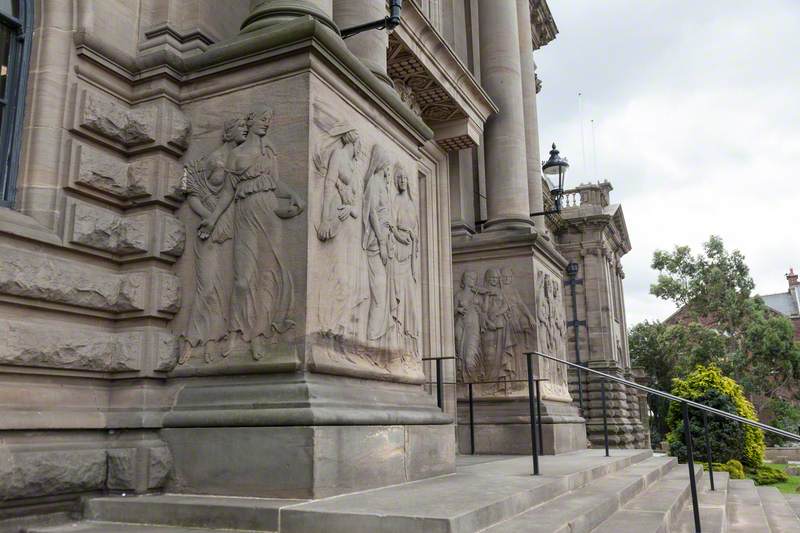 Dado Frieze – Personification of South Shields, Industry, Arts, Crafts and Labour