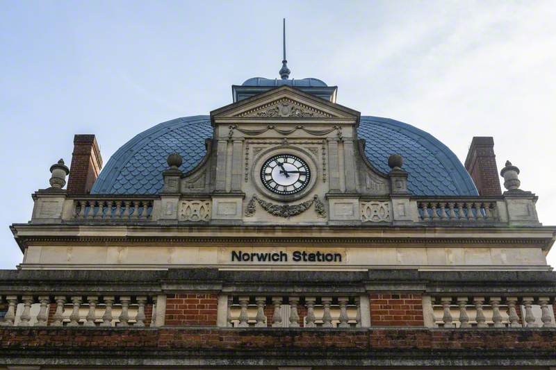 Architectural Decoration on Thorpe Road Station