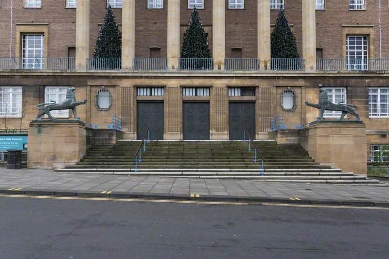 Bronze Doors to City Hall