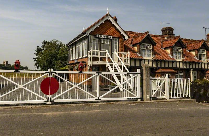 Piers, Gates and Lamps on Former Royal Station