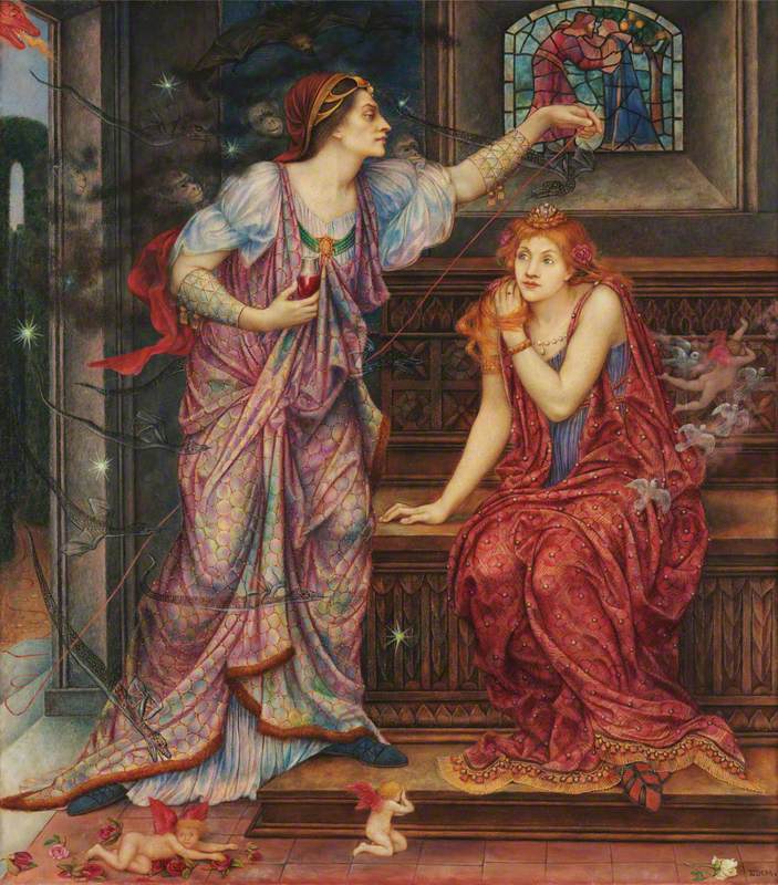 Helen Of Troy Painting Evelyn De Morgan
