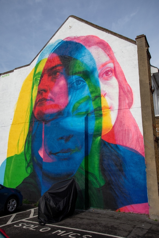 Defaced UK soccer star mural transformed into symbol of anti