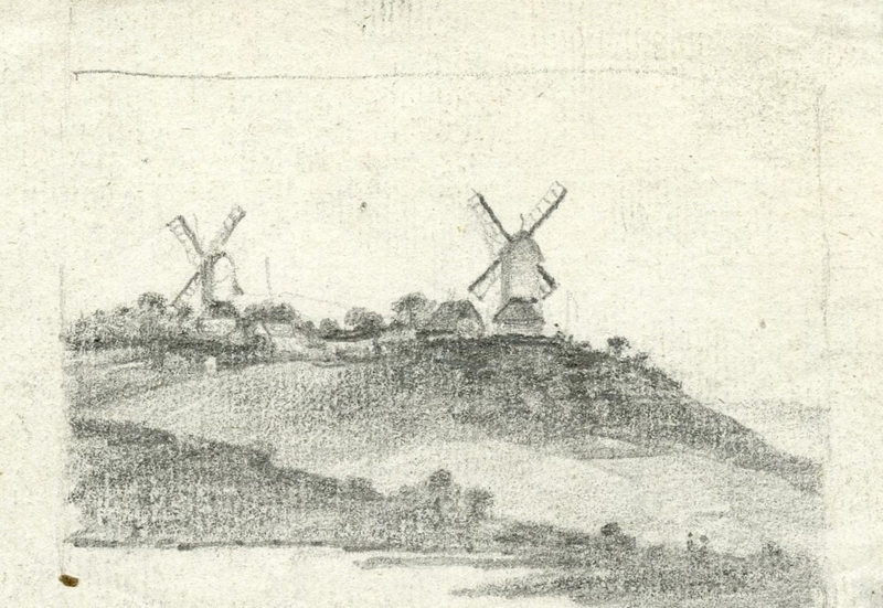 Stoke Hill, Windmills