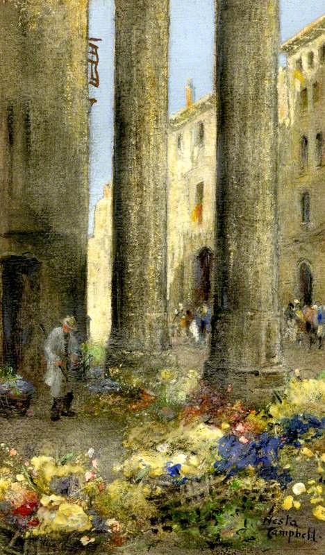 Flowers for the Festival, Assisi, Italy