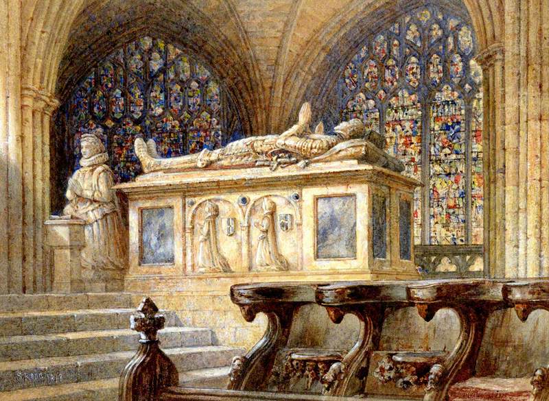 Tombs in Malvern Abbey