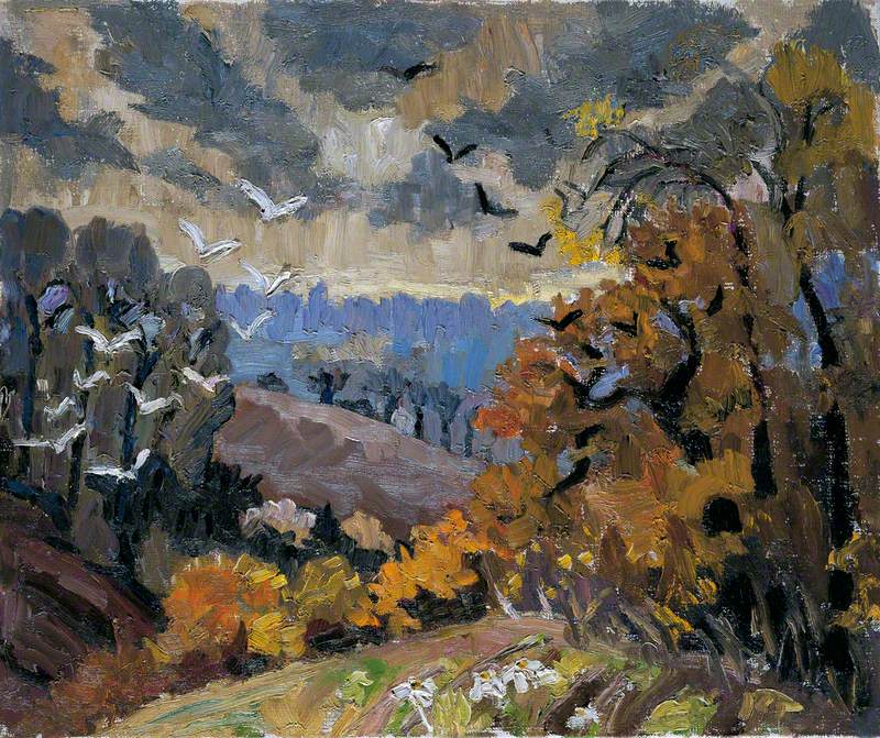 Landscape with Gulls