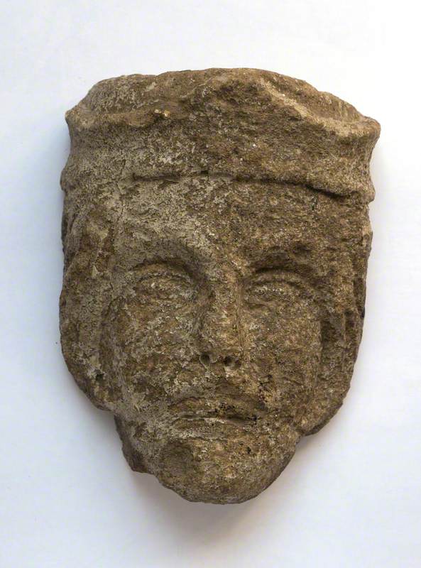 Stone Head with Crown*