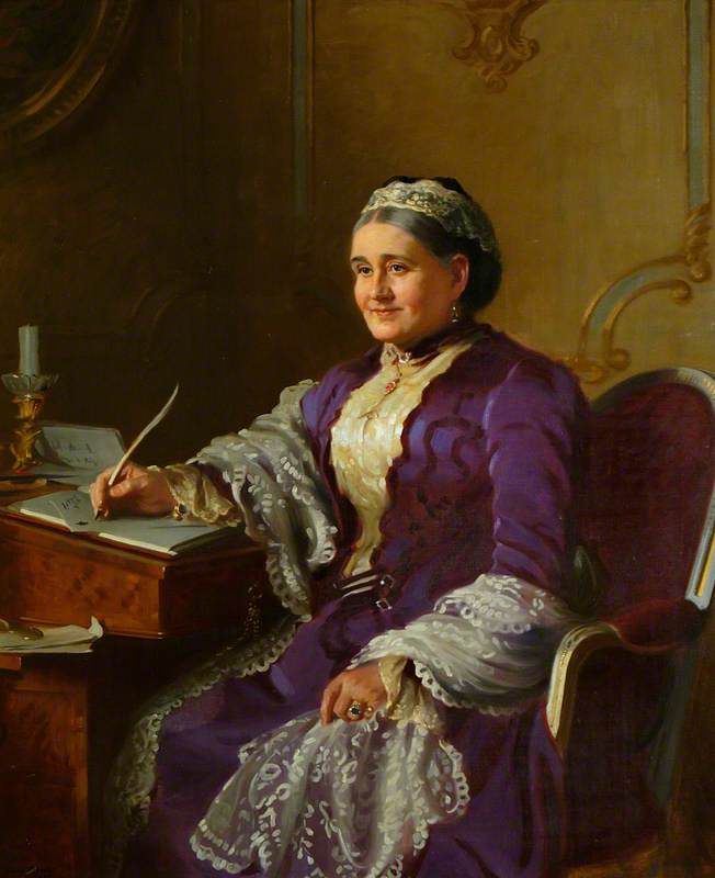 Agnes Bateman, née Burrell, Baroness Bateman (1831–1918)