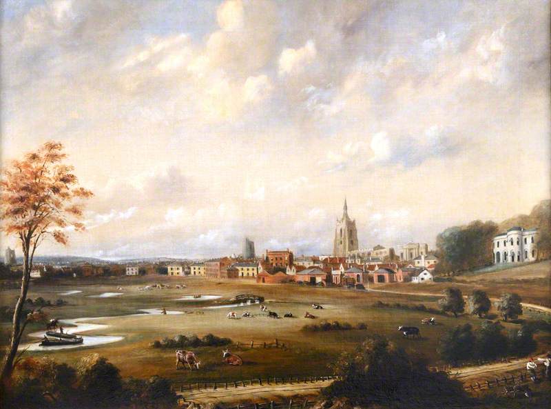 View of Sudbury from the South-East, Suffolk