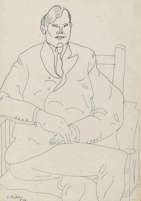 Study of a Man in a Chair