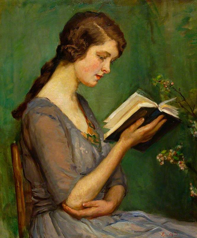 Molly Reading a Book