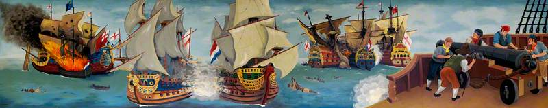 The Battle of Sole Bay, 6 June 1672