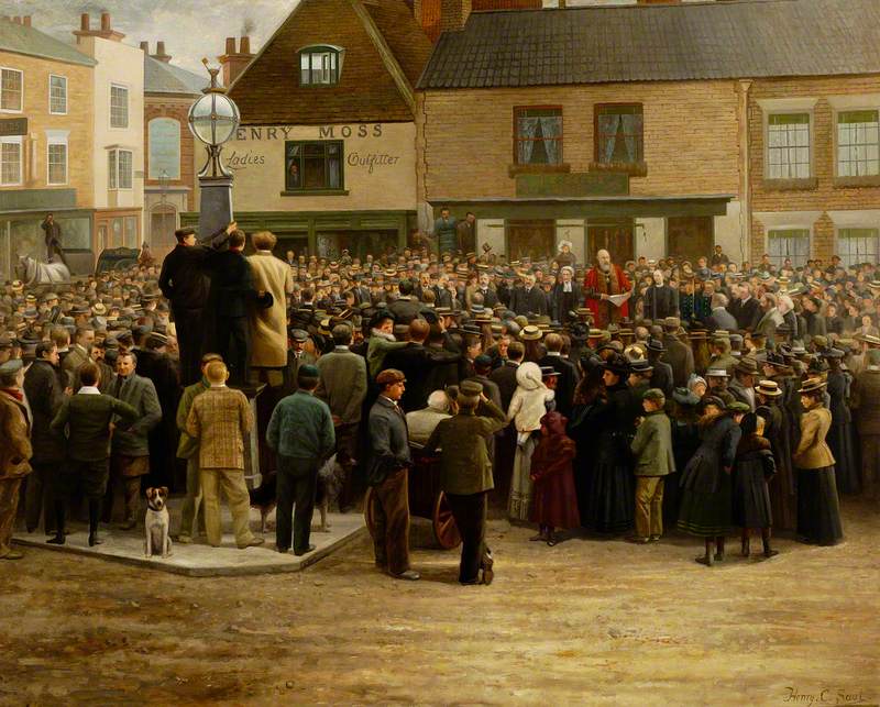 Market Place, Proclamation of Edward VII, 1901