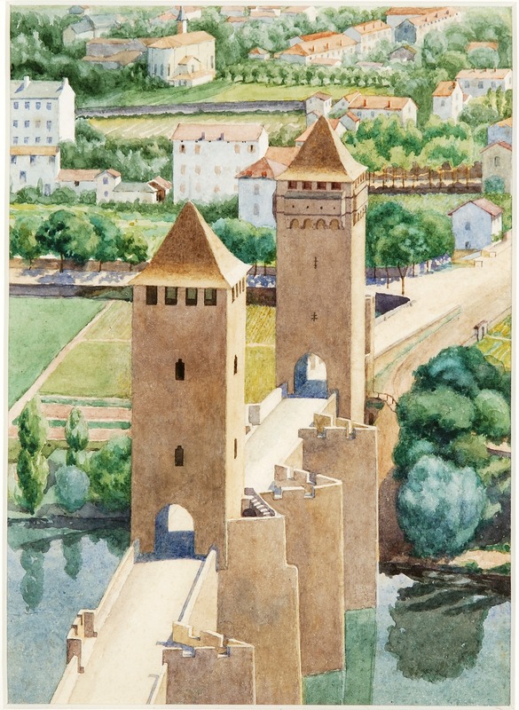 Western Tower, Le Pont Valentré, Cahors, France