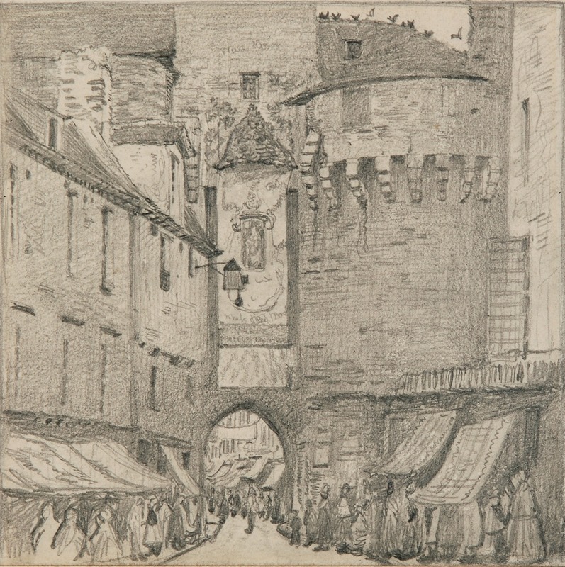 Porte du Port d'Ouest, Dieppe, France