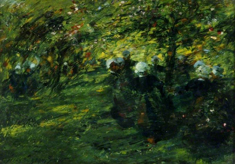 Children in an Orchard