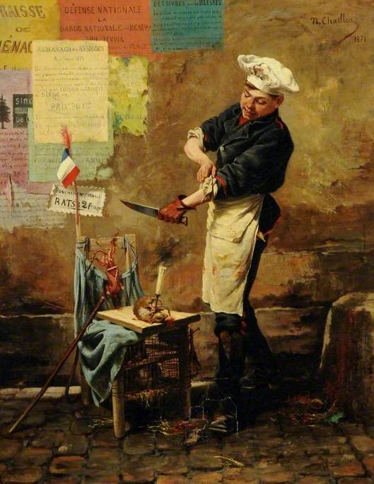 A Rat Seller during the Siege of Paris