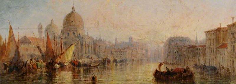 Entrance to the Grand Canal, Venice, Sunset