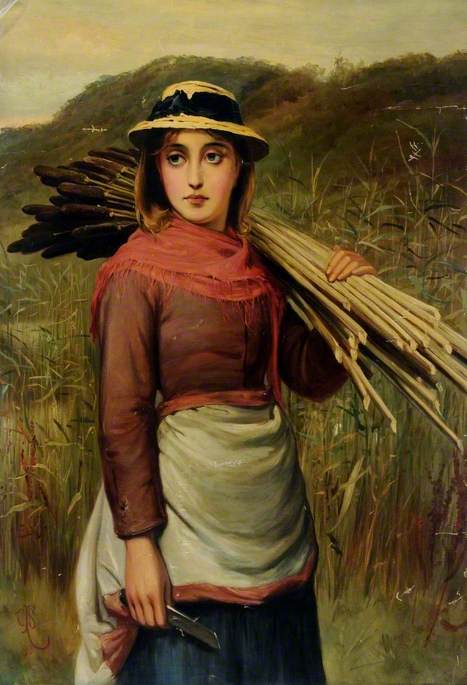 Portrait with Bullrushes