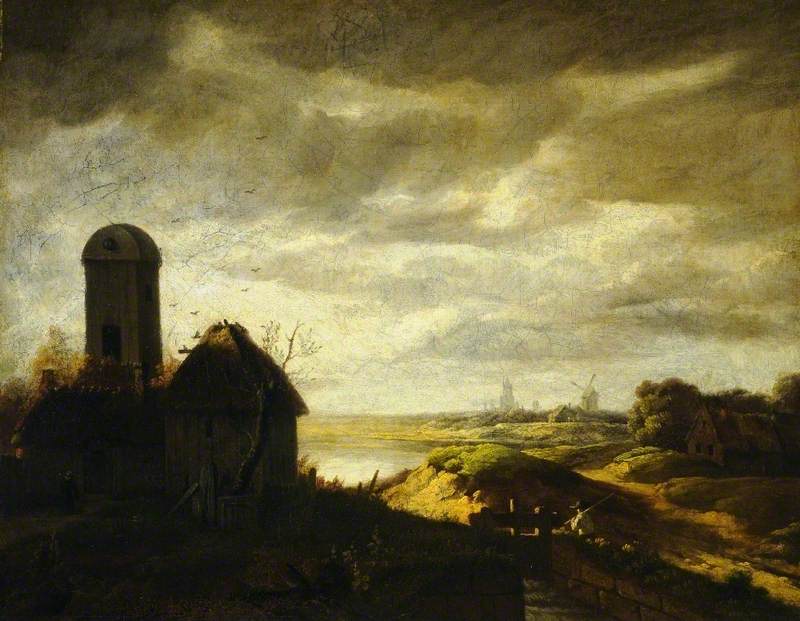 Landscape with Windmills