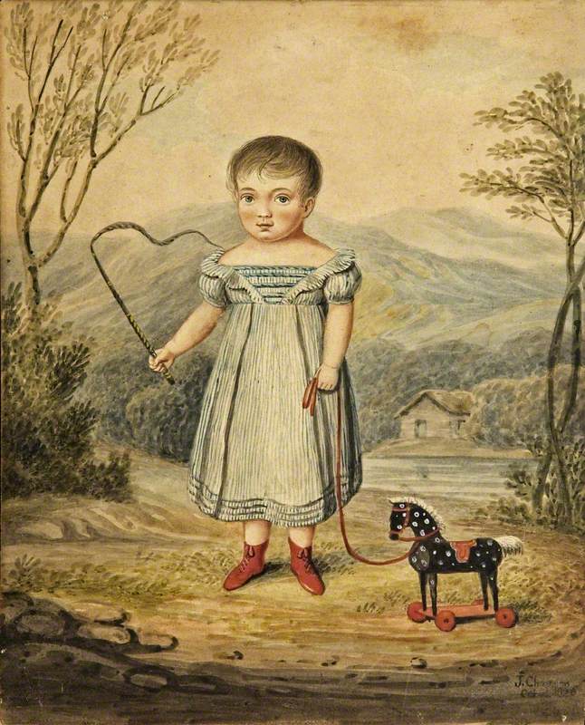 Child with Toy Horse