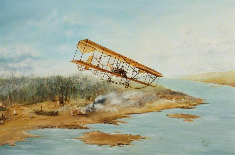 Wilbur Wright at Hunaudières