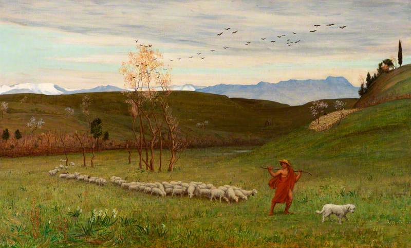 The Arcadian Shepherd and His Flock