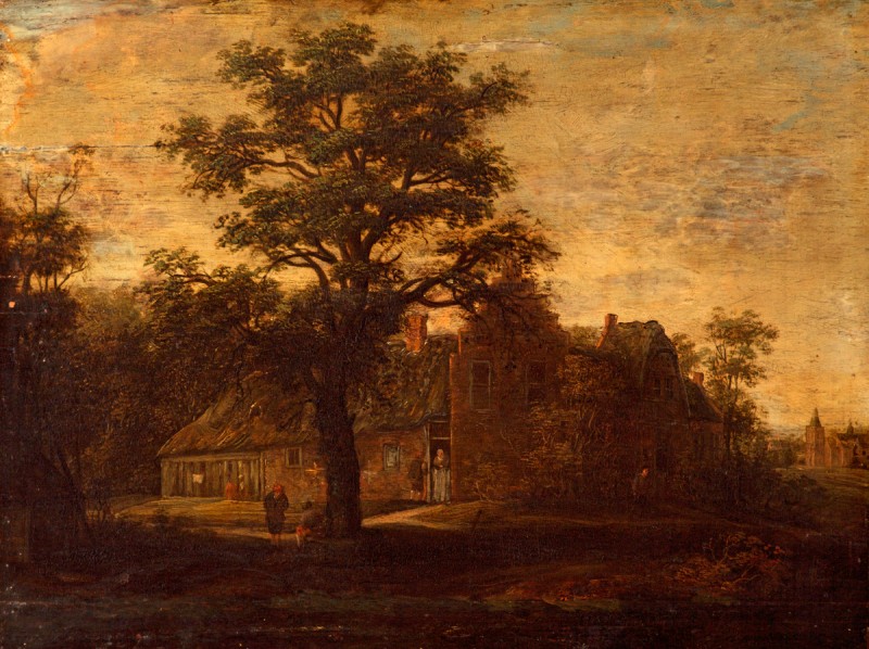 Landscape with a House by a Wood