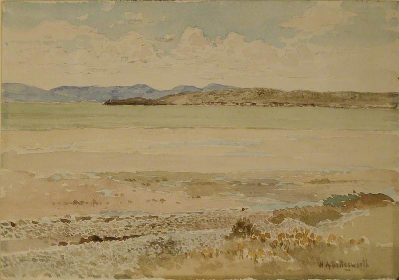 Mudflats with Hills