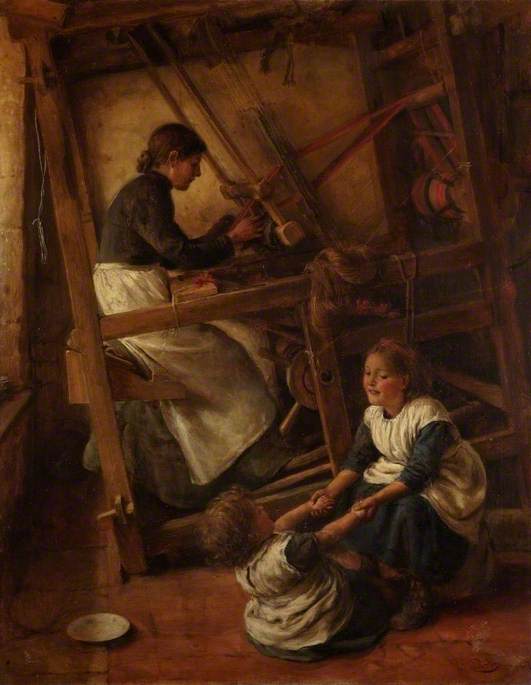 Weaver at a Loom
