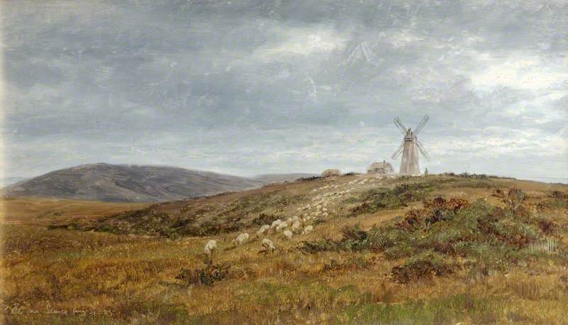 Landscape near Lewes, Sussex
