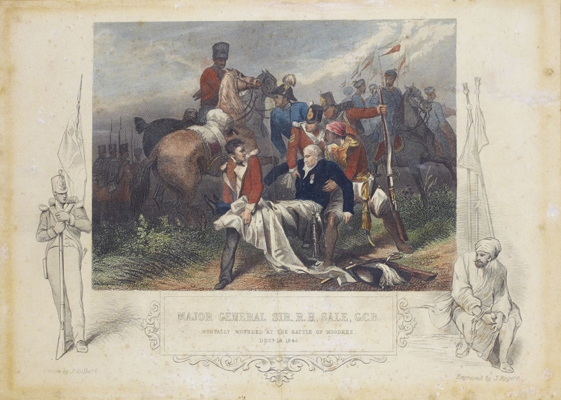 Maj. Gen. Sir Robert Sale at Battle of Moodkee/Mudki
