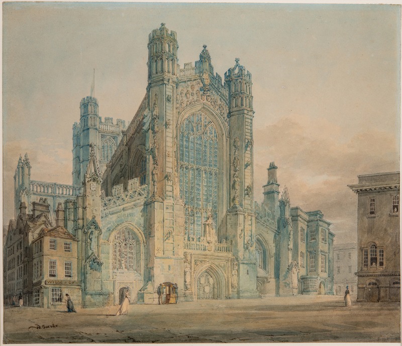 The West Front of Bath Abbey