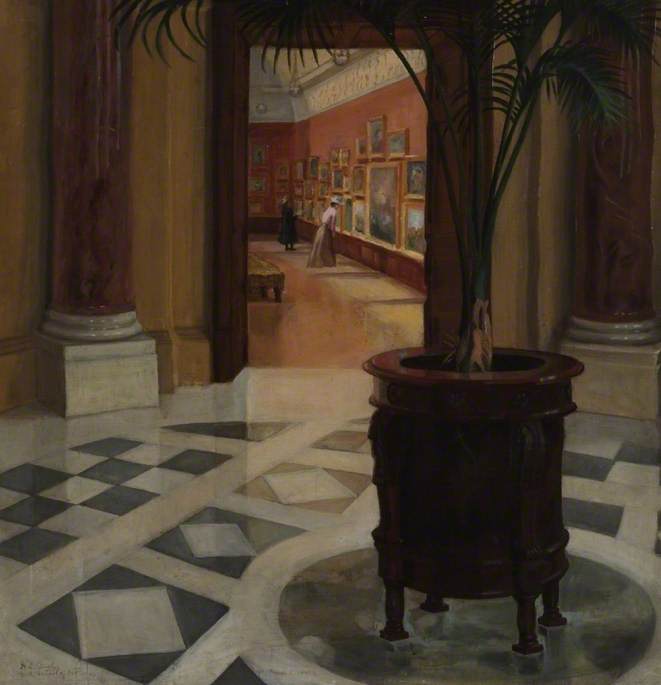 The Interior of the Victoria Art Gallery