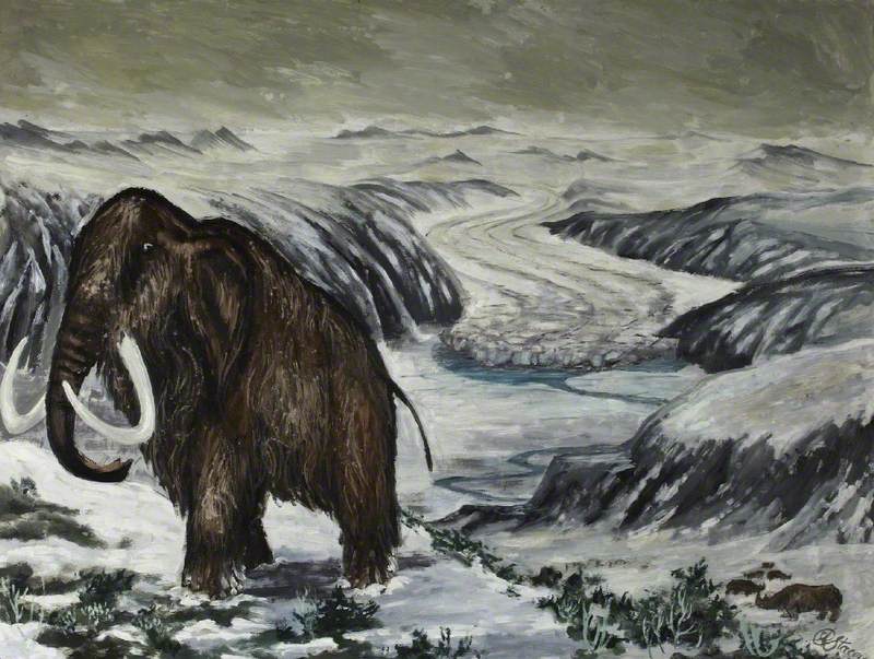 Mammoth in the Great Ice Age