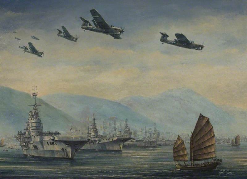 Hong Kong Harbour, 16 September 1945