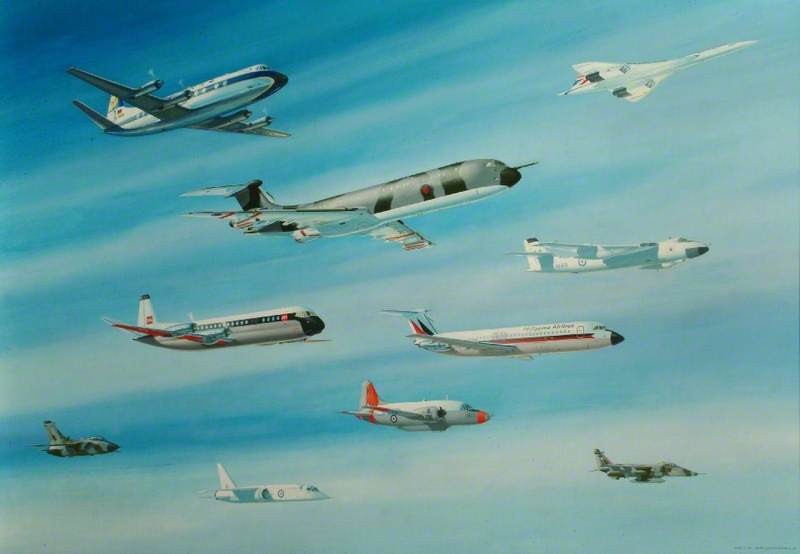 Some Aircraft in which Weybridge Design Office Has Been Involved since 1948