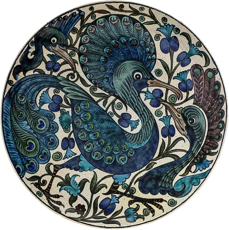 Fantastic Peacock Plate