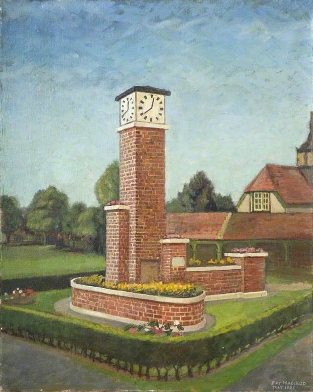 The Clock in Queen's Park, Caterham, Surrey