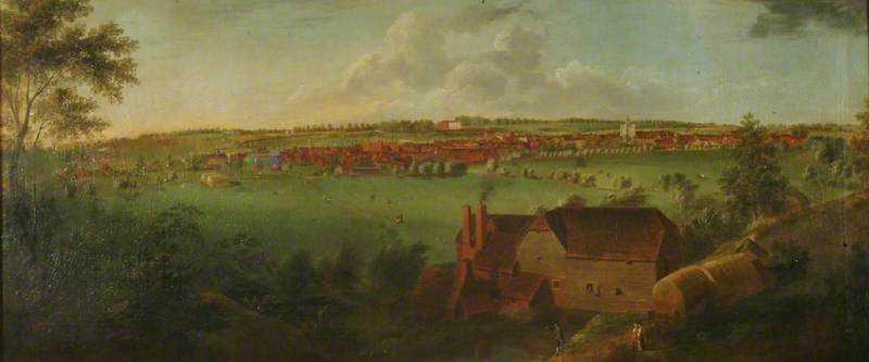 Panorama of Farnham, Surrey