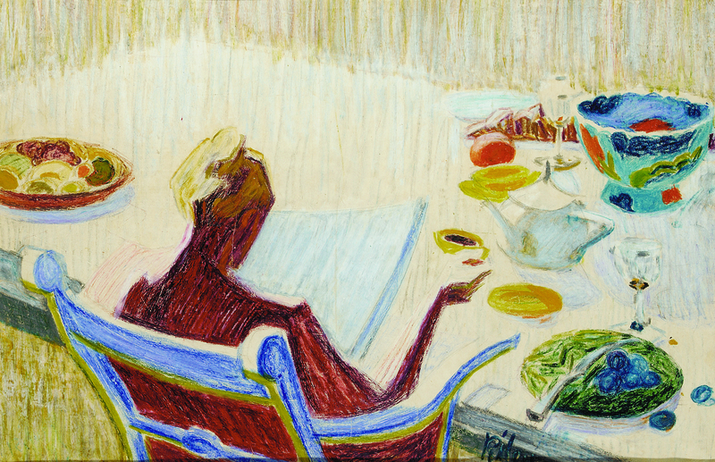 Woman at a Tea-Table