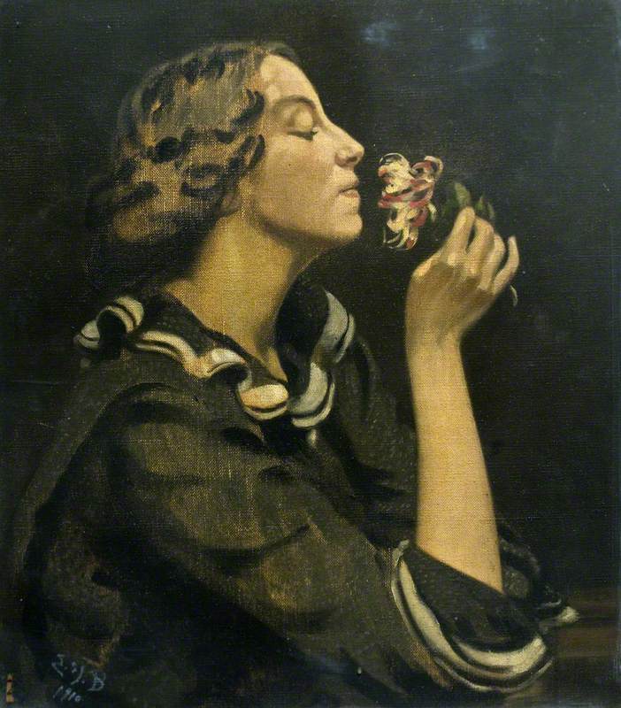 Lady with Honeysuckle