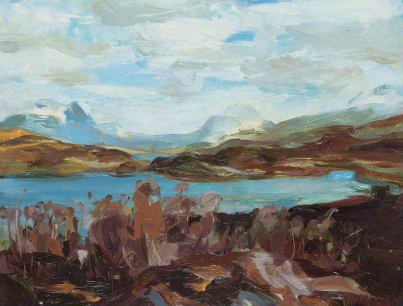 Highland Loch Scene