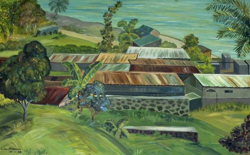 Landscape with Rooftops, Grenada